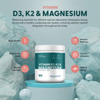 D3, K2 & Magnesium